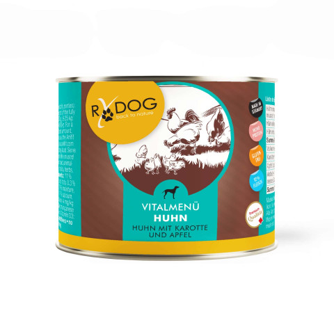 Hond Accessories Natvoer RyDog Vitaal Menu Kip 200g 6 Stuk -1- Anifit