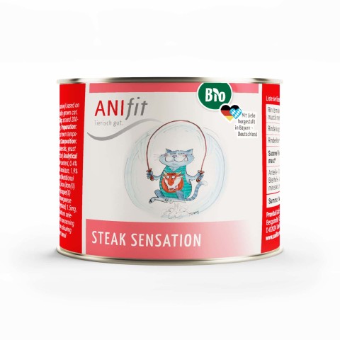 Kat Natvoer BIO Steak Sensation 200g 6 Stuk -1- Anifit