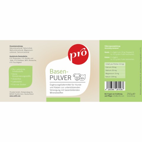 Hond Kat Voedingssupplementen Alkalisch poeder hond/kat 250g 1 Stuk -3- Anifit